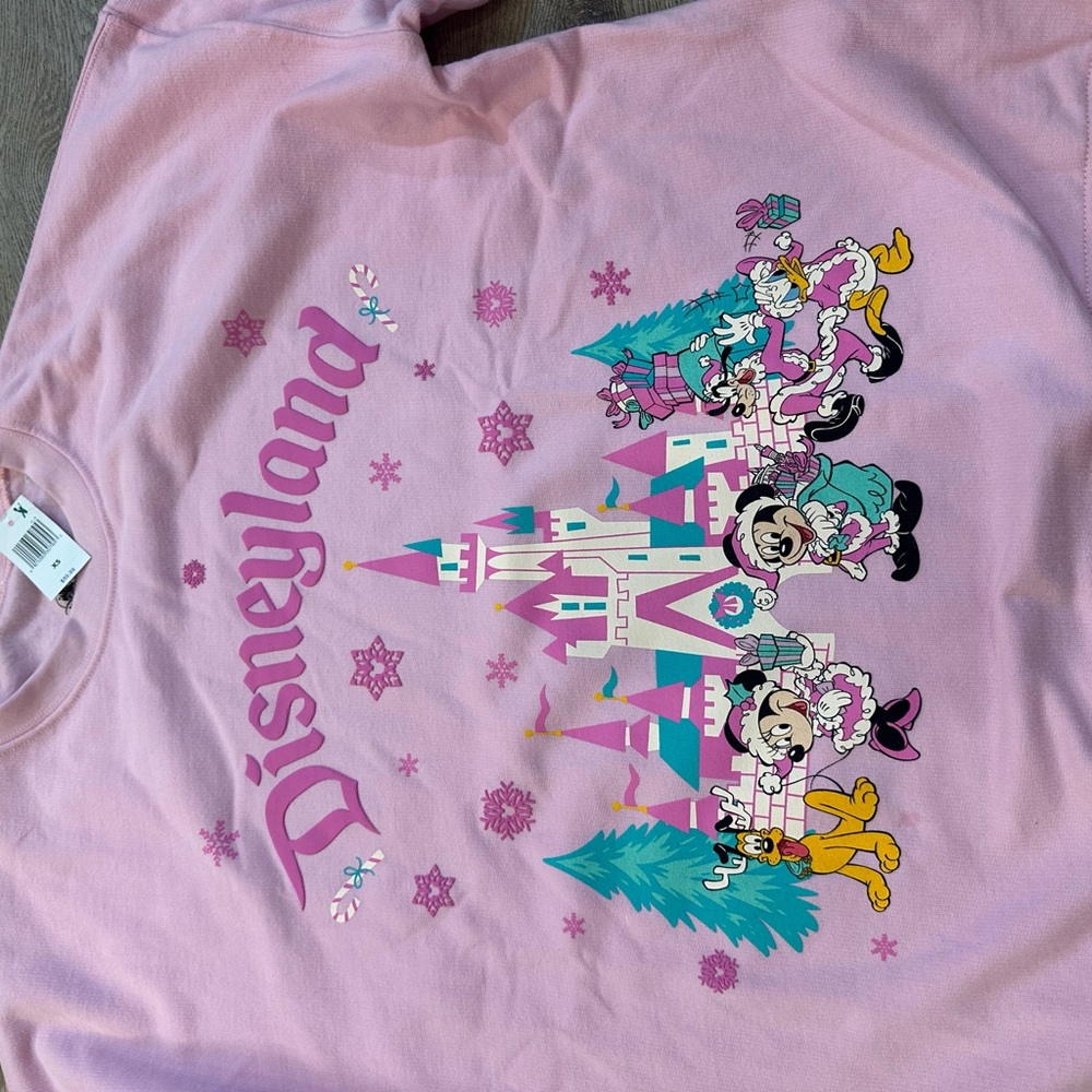 Disneyland Pink Sweatshirt for Women - Picture 2 of 2